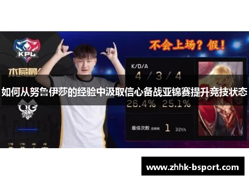 如何从努鲁伊莎的经验中汲取信心备战亚锦赛提升竞技状态